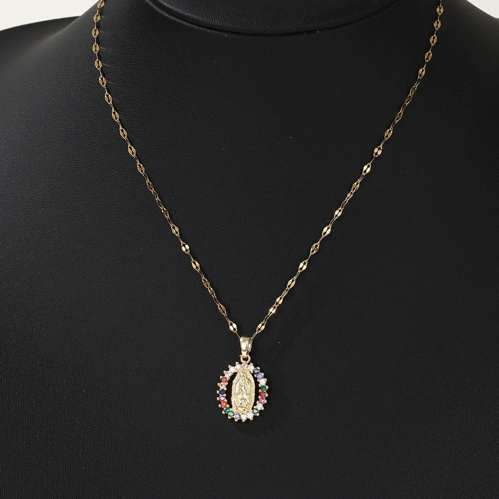 Virgin Mary Necklace