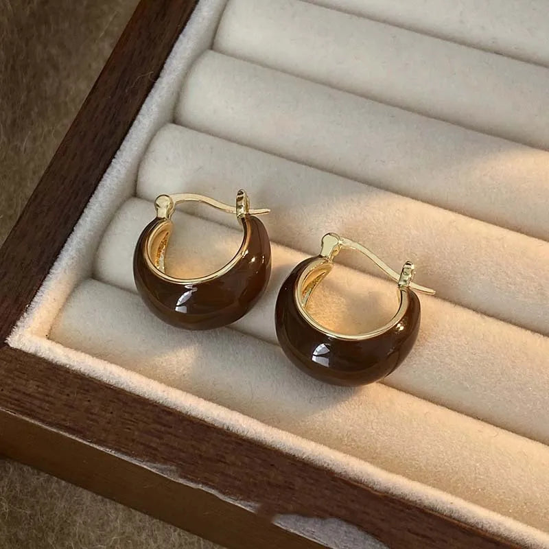 Chic Vintage Hoop Earrings